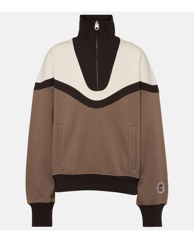 Chloé Zip-collar Sweater - Brown