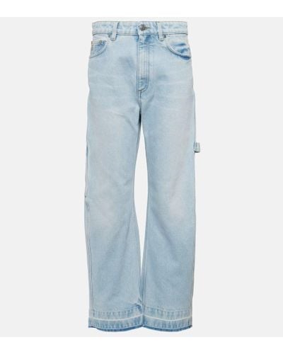 Stella McCartney Jeans boyfriend a vita alta - Blu