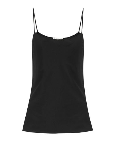 The Row Camisole Biggins in crêpe stretch - Nero