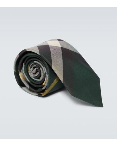Burberry Krawatte aus Seide - Grün