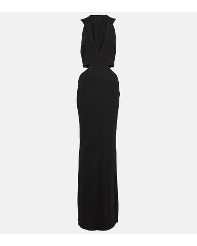Tom Ford Vestido de fiesta con aberturas - Negro