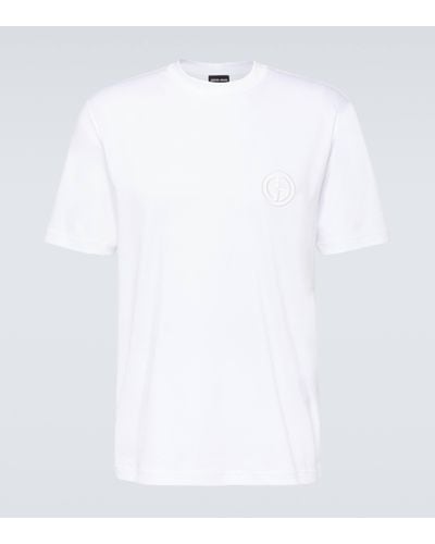 Giorgio Armani T-shirt en coton - Blanc