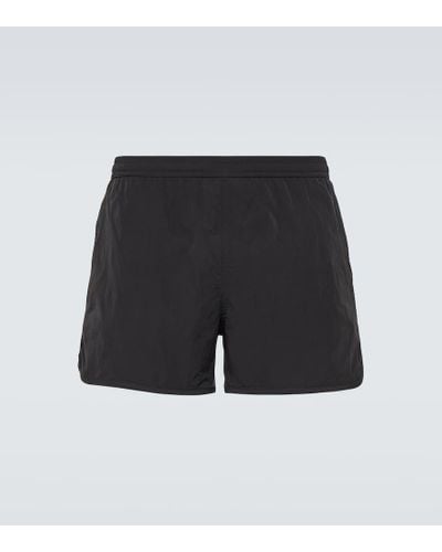 Ami Paris Technical Canvas Swim Shorts - Black