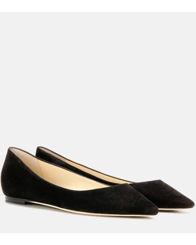 Jimmy Choo Ballerine Romy in suede - Nero