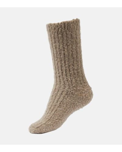 Loro Piana Socken aus Kaschmir - Natur