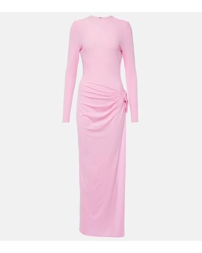 Magda Butrym Draped Midi Dress - Pink