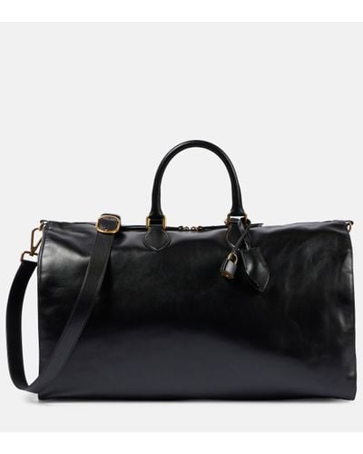 Khaite Pierre Leather Duffel Bag - Black