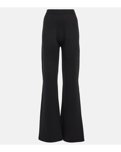 Gabriela Hearst Adiana High-rise Wide Trousers - Black