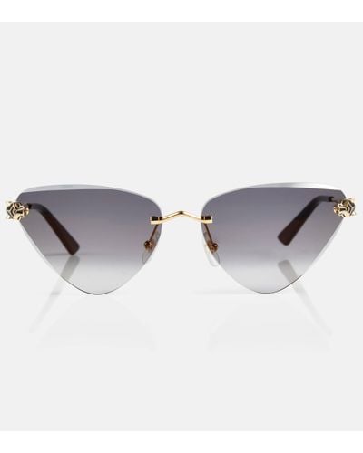 Cartier Cat-eye Sunglasses - Metallic