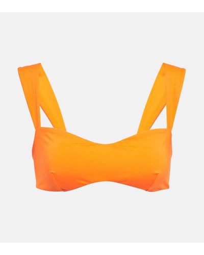 Magda Butrym Bustier Bikini Top - Orange