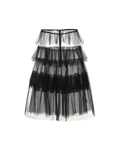 dries van noten tulle skirt