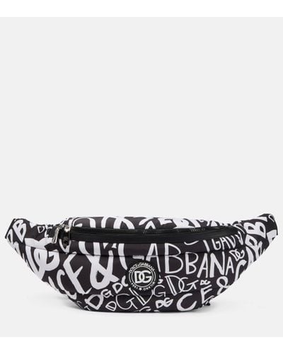 Dolce & Gabbana Sac ceinture a logo - Noir