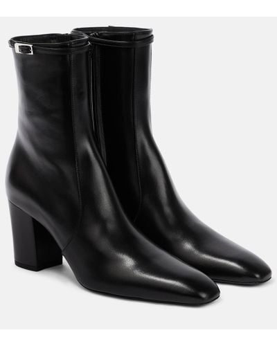 Saint Laurent Bottines Betty 70 en cuir - Noir