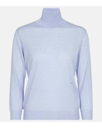 Prada Pullover aus einem Wollgemisch - Blau