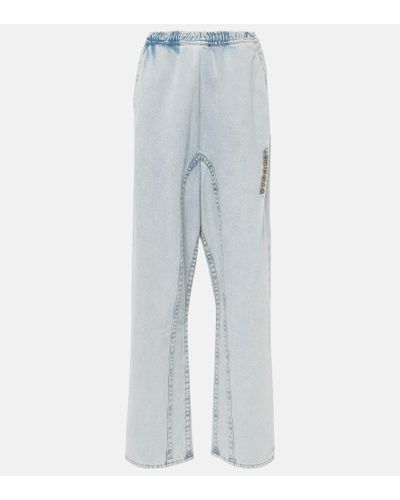Y. Project Jeans anchos - Azul