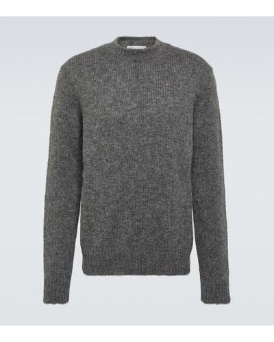 Jil Sander Alpaca And Wool-blend Sweater - Gray