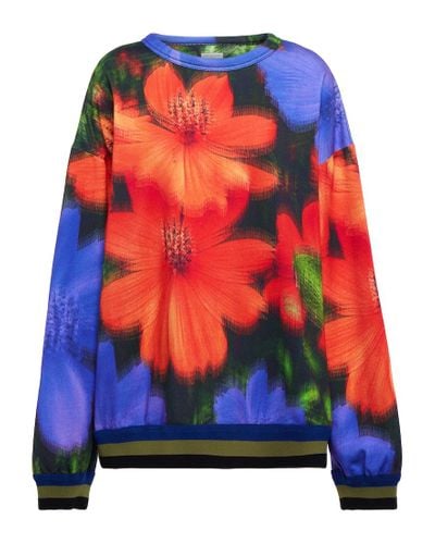 Dries Van Noten Bedrucktes Sweatshirt aus Baumwolle - Mehrfarbig
