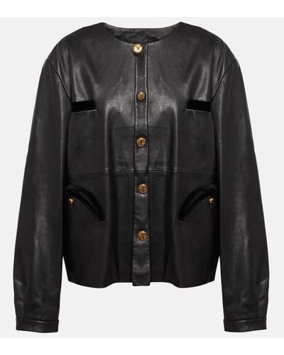 Blazé Milano Vegas Baby Leather Jacket - Black