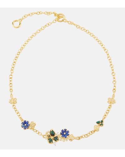 Zimmermann Bloom Gold-plated Chain Necklace - Metallic