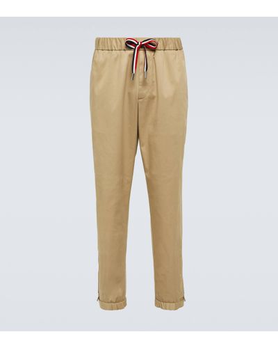 Moncler Pantalon en coton - Neutre