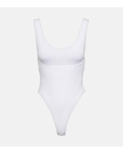 Alaïa Cutout Bodysuit - White