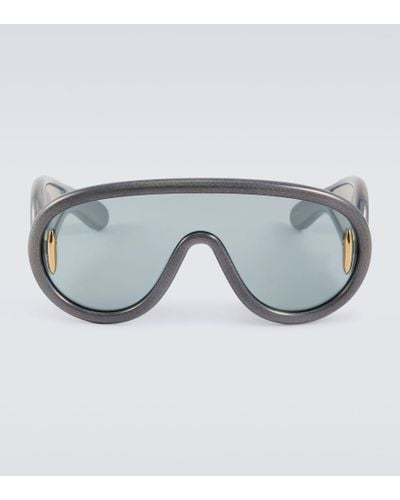 Loewe Wave Shield Sunglasses - Gray