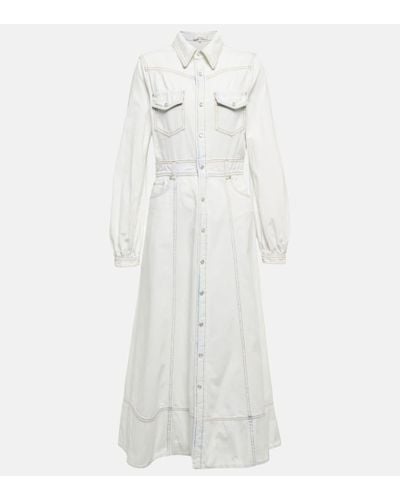 Dorothee Schumacher Denim Romance Maxi Dress - White
