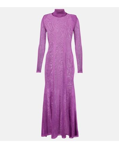 Tom Ford Jersey Maxi Dress - Purple