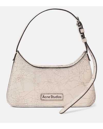 Acne Studios Platt Micro Leather Shoulder Bag - Natural