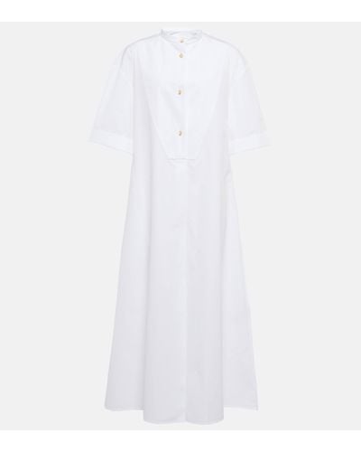 Jil Sander Cotton Midi Dress - White