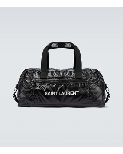 Saint Laurent Bolso de viaje Nuxx de tela tecnica - Negro