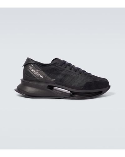 Y-3 X Adidas S-gendo Run Mesh Sneakers - Black