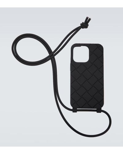 Bottega Veneta Iphone 13 Pro Phone Case On Strap - White