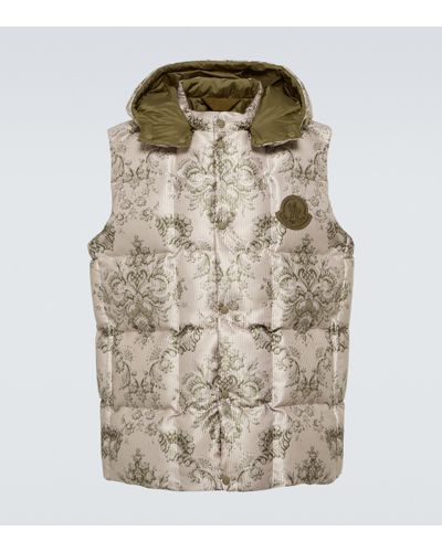 Moncler Genius Rabeh Quilted Down Vest - Natural