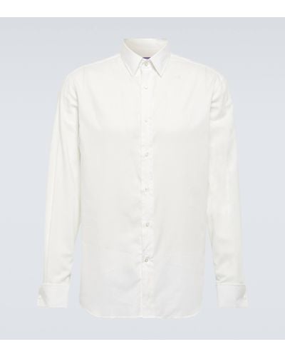 Ralph Lauren Purple Label Cotton Shirt - White