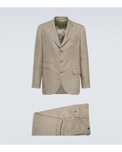 Brunello Cucinelli Linen Suit - Natural