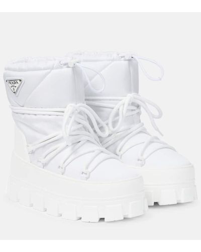 Prada Schneestiefel - Weiß