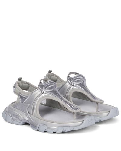 Balenciaga Track Sandals - Grey