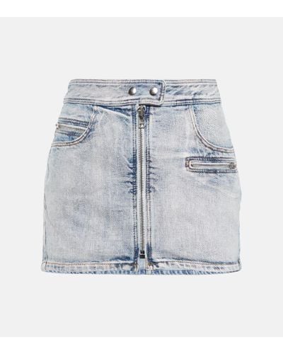 Isabel Marant Minigonna di jeans Caly - Blu
