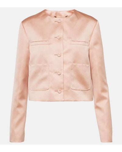 Altuzarra Blazer Bernadette aus Satin - Pink