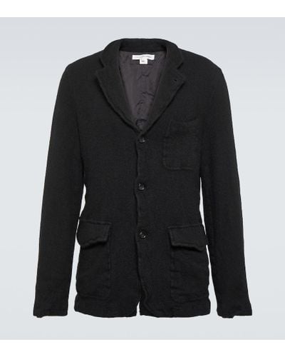 Comme des Garçons Wool-blend Jacket - Black