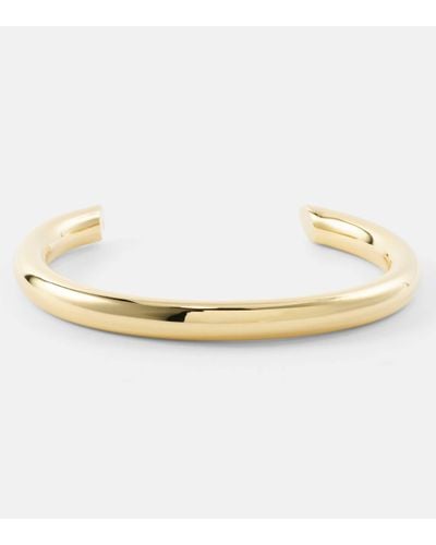 Jennifer Fisher Samira Slice 10kt Gold-plated Cuff Bracelet - Metallic