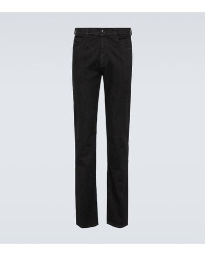 Canali Straight Jeans - Black