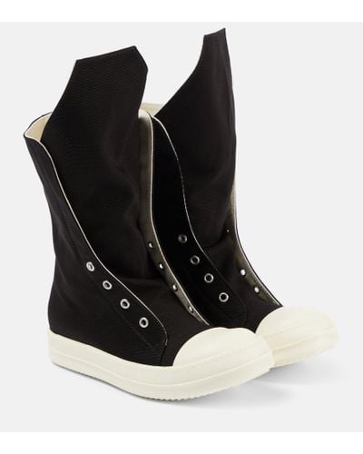 Rick Owens Sneakers DRKSHDW Boot in canvas - Nero