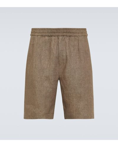 Sunspel Linen Shorts - Natural