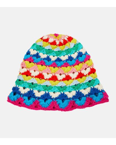Alanui Over The Rainbow Crochet Hat - Multicolour