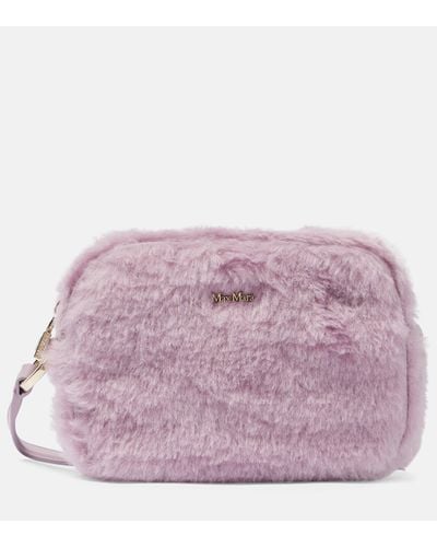 Max Mara Small Teddy Camera Bag - Purple