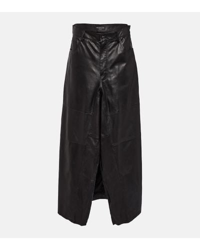 Balenciaga Apron Pants Skirt - Black