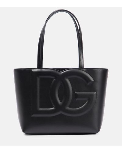 Dolce & Gabbana Dg Logo Small Handbag - Dolce & Gabbana - Black - Leather - Schwarz