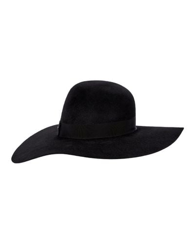 Saint Laurent Felted Hat - Black